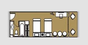 长江黄金五号游轮标准间图片