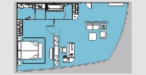 长江黄金五号游轮总统套房图片