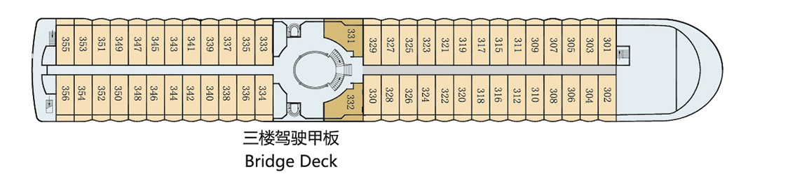 星际阿波罗游轮第3层甲板图片