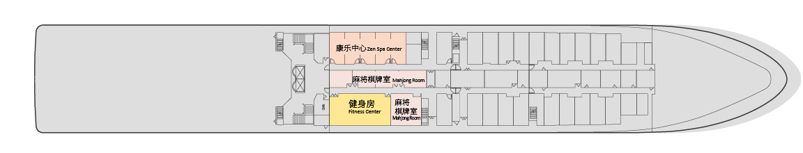 世纪绿洲号游轮第1层甲板图片