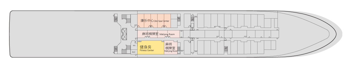 世纪荣耀号游轮第1层甲板图片