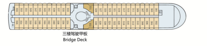 星际领航号游轮第3层甲板图片