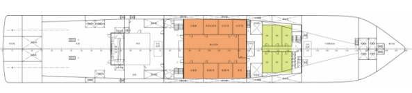 华夏二号游轮-1层船员甲板