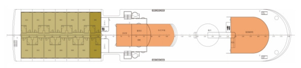 华夏二号游轮第6层甲板图片