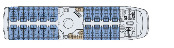 华夏五号游轮第4层甲板图片