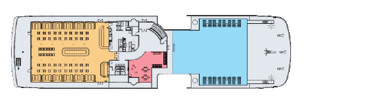 华夏五号游轮第6层甲板图片