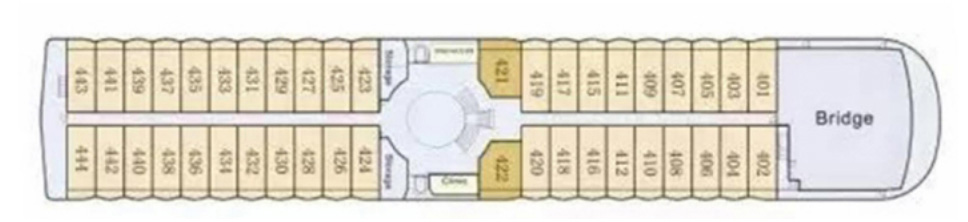 星际水晶号游轮第4层甲板图片