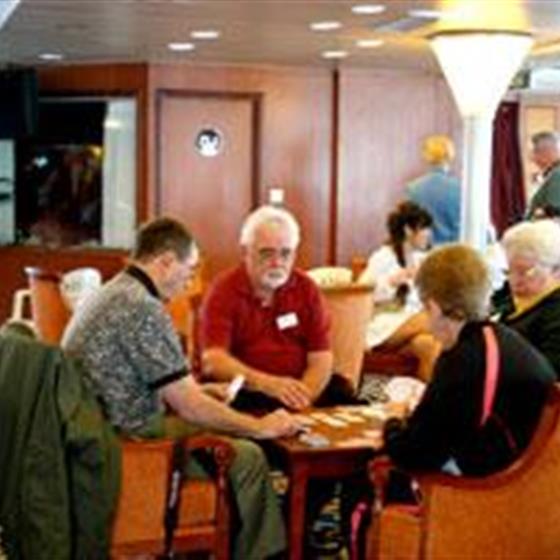 长江一号游轮游轮棋牌室